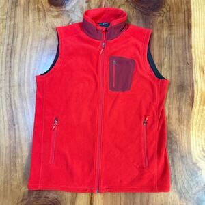 Marmot Jacket Vest Mens L Vest Fleece Coat Lightweight  full zip Hiking R3